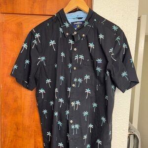 Chubbies Black Palm Tree Casual Shirt
